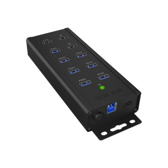 Raidsonic | 7-port Industrial hub | IB-HUB1703-QC3 | USB Type-A