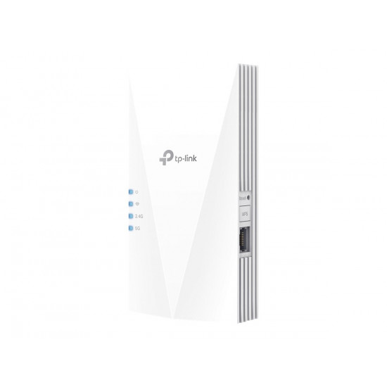 TP-LINK | AX1800 Wi-Fi 6 Range Extender | RE600X | 802.11ax | 2.4GHz/5GHz | Ethernet LAN (RJ-45) ports 1 | MU-MiMO Yes | no PoE | Antenna type 2xInternal