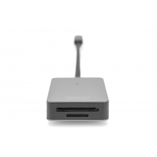 Digitus | USB-C Card Reader, 2 Port, High Speed | DA-70333