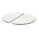 TunaBone | Half moon pizza stone, 190 mm for Kamado 23/24inch