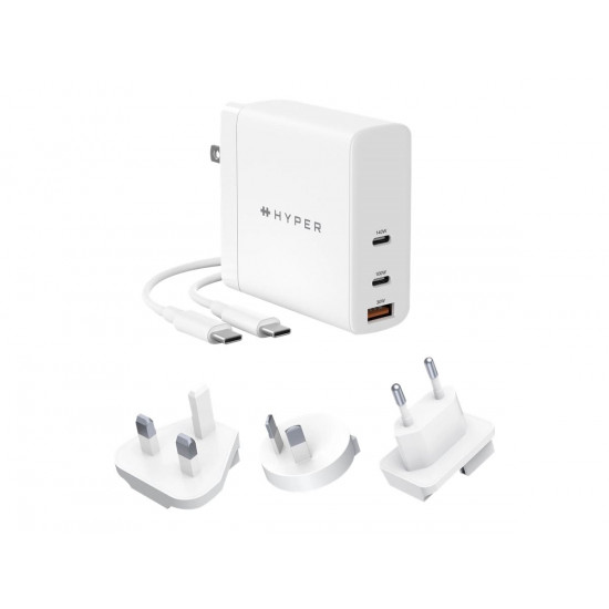 Hyper HyperJuice GaN 140W USB-C Charger | White