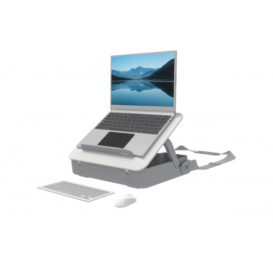 Fellowes | Breyta 2in1 Laptop Carry Case/Laptop Riser | White | 384 x 308 x 89 mm