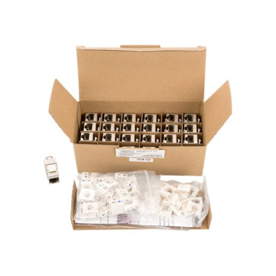 Digitus CAT 6A Keystone Module, shielded, toolfree, set 24 pcs | Digitus | Keystone Module | CAT 6A | 14.5 x 34.5 x 21.0 mm