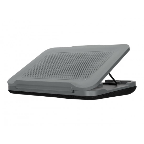 Targus Lap Chill Mat w Adjustable Stand - for up to 18-inch Laptops | AWE90GL | Grey | 393 x 285 x 180 mm