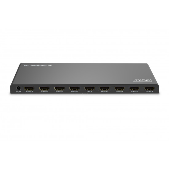 Digitus 4K HDMI Splitter, 1x8 | DS-55338 | Black