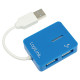 Logilink | USB 2.0 Hub 4-Port, Smile, Blue