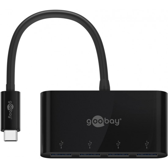 Goobay | 4-Port USB-C Multiport Adapter | 61073 | Type-C | USB-A