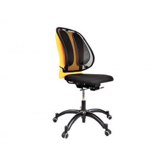 Fellowes | Office Suites mesh back support | Black | Depth 140 mm | Height 512 mm | Mesh textile | Width 439 mm