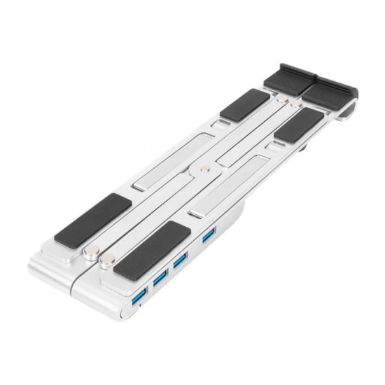 Digitus | Variable Notebook Stand with integrated USB-C Hub, 5 Port | DA-90424