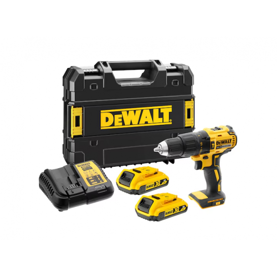 18V XR Brushless Hammer Drill Driver - 2 X 2Ah Batteries | DCD778D2T-QW | 340 W