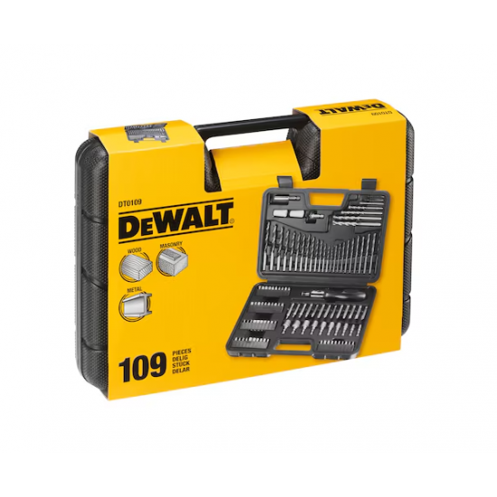 DEWALT Set of drills and torsion nozzles, 109 pcs. | DT0109-QZ