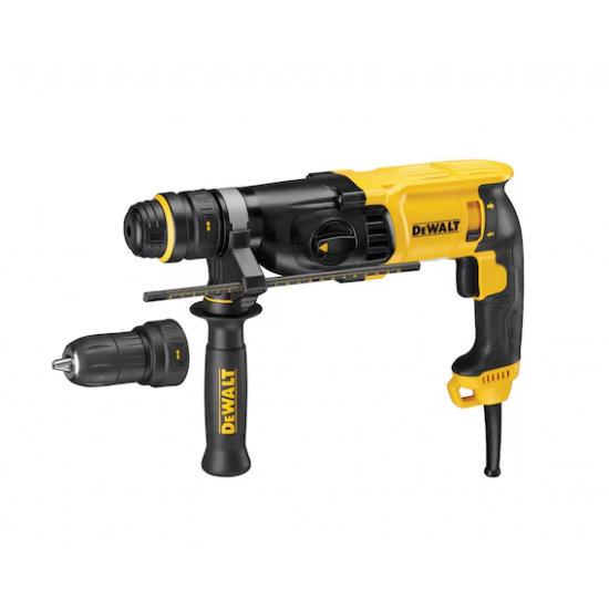 DEWALT 26mm SDS-Plus Hammer Drill with QCC | D25134K-QS | 800 W