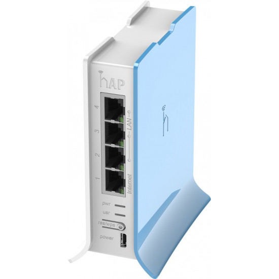 MikroTik | Access Point | RB941-2nD-TC hAP Lite | 802.11n | 2.4GHz | 10/100 Mbit/s | Ethernet LAN (RJ-45) ports 4 | MU-MiMO Yes | no PoE