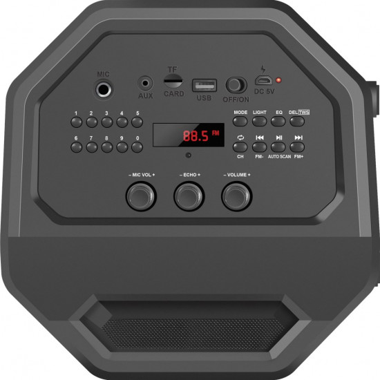 Defender Rage Stereo portable speaker Black 50 W