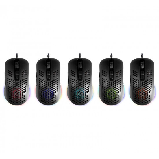 Gaming, optic, wired mouse  DEFENDER GM-620L SHEPARD 12800dpi 7P RGB