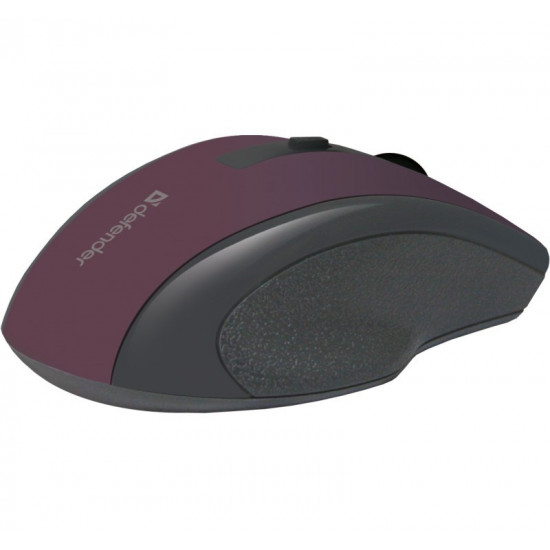 MOUSE DEFENDER ACCURA MM-665 RF MAROON 1600dpi 6P