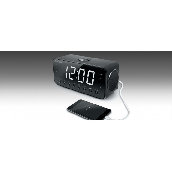 Muse M-192 CR Clock Digital Black