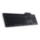 Dell Russian (QWERTY) Dell KB-813 Smartcard Reader USB Keyboard Black