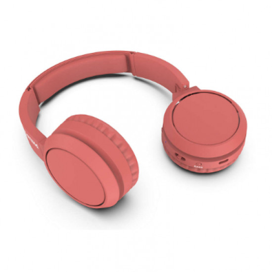 PHILIPS Wireless On-Ear Headphones TAH4205RD/00 Bluetooth®, Built-in microphone, 32mm drivers/closed-back, Red