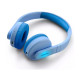 Philips Kids wireless on-ear headphones TAK4206BL/00, Volume limited <85 dB, App-based parental controls, Light-up ear cups, Blue