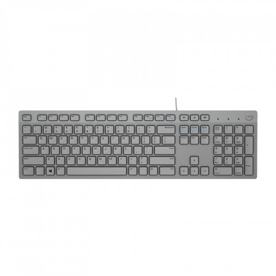 Dell Multimedia Keyboard-KB216 - French (AZERTY) - Grey