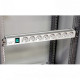 SCHNEIDER ELECTRIC ACTASSI 1U PDU  POWER DISTRIBUTION RAIL 8 SCHUKO SOCKETS+SWITCH 19P VDE