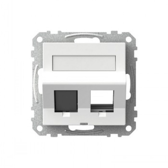 SCHNEIDER ELECTRIC EXXACT DATACASE ACTASSI/KEYSTONE OBLIQUE WHITE