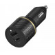 OTTERBOX CAR CHARGER 30W - USB-C 18W + USB-A 12W PD FAST CHARGE BLACK