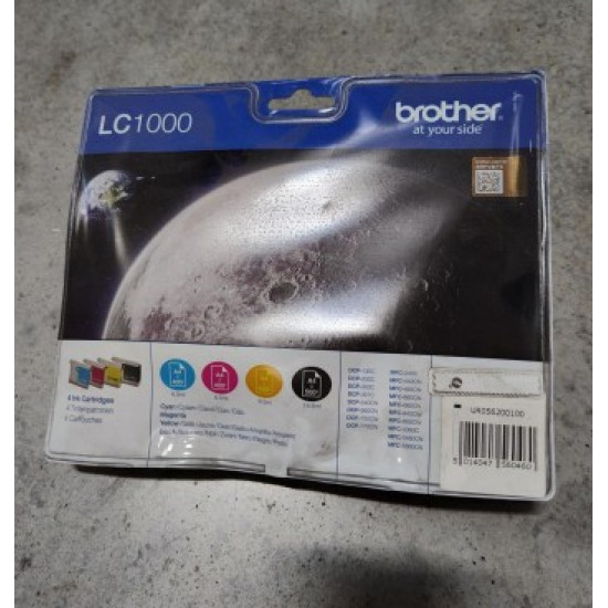 BROTHER VALUE PACK (LC-1000BK/C/M/Y).