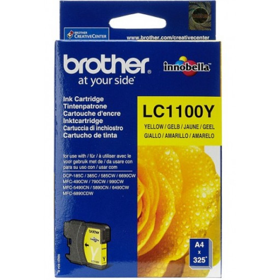 BROTHER LC-1100Y TONER YELLOW 325P