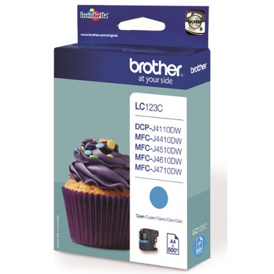 BROTHER LC-123C TONER CYAN 600P