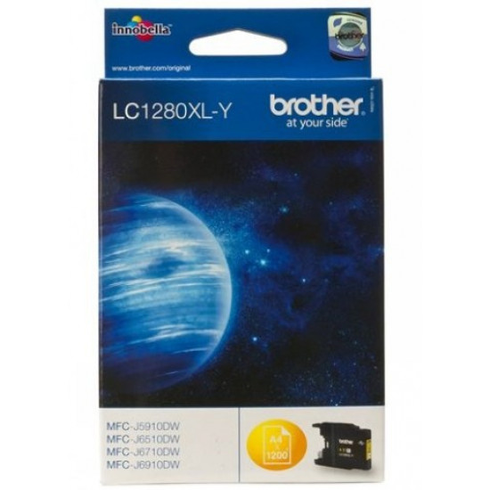 BROTHER LC-1280XL-Y TONER HIGH YELL 1200