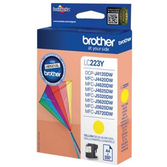 BROTHER LC-223Y TONER YELLOW 550P