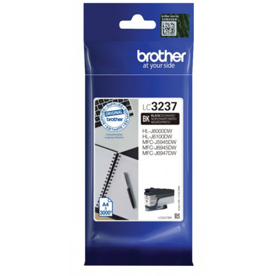 BROTHER LC3237BK TONER BLACK 3000