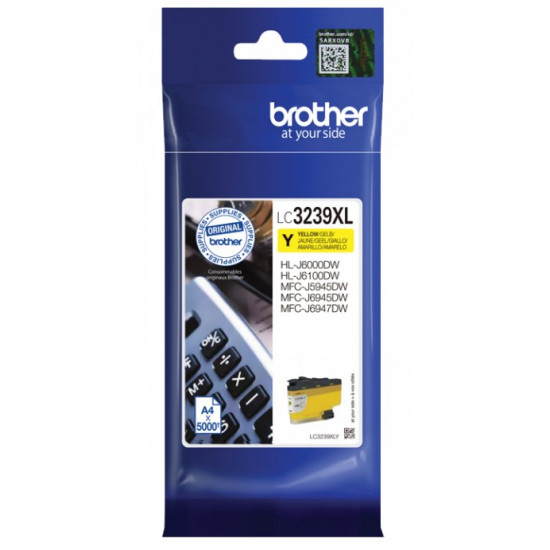 BROTHER LC3239XLY TONER HIGH YELLOW 5000