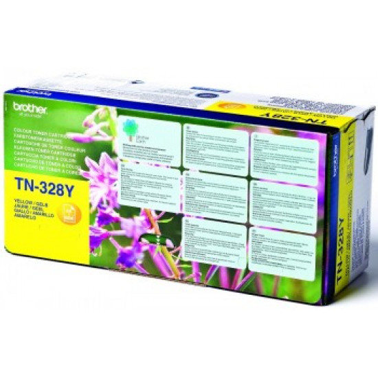 BROTHER TN328Y TONER S.HIGH YELLOW 6000P