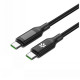 CELLY USBCUSBC100WLED - USB-C TO USB-C CABLE 100W PD WITH LED DISPLAY