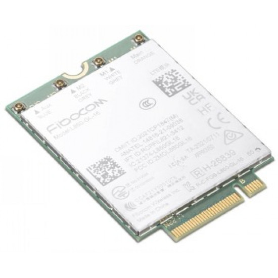 LENOVO THINKPAD FIBOCOM L860-GL-16 4G LTE CAT16 M.2 WWAN MODULE FOR T16/P16S GEN 2 (INTEL &AMD)