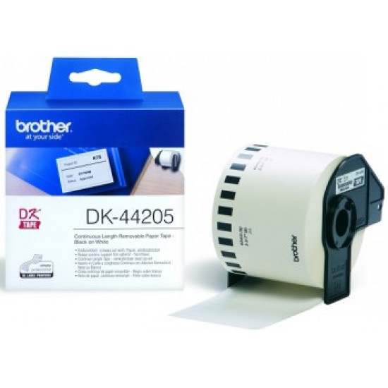 BROTHER DK44205 WHITE REM. PAP TAPE 62MM