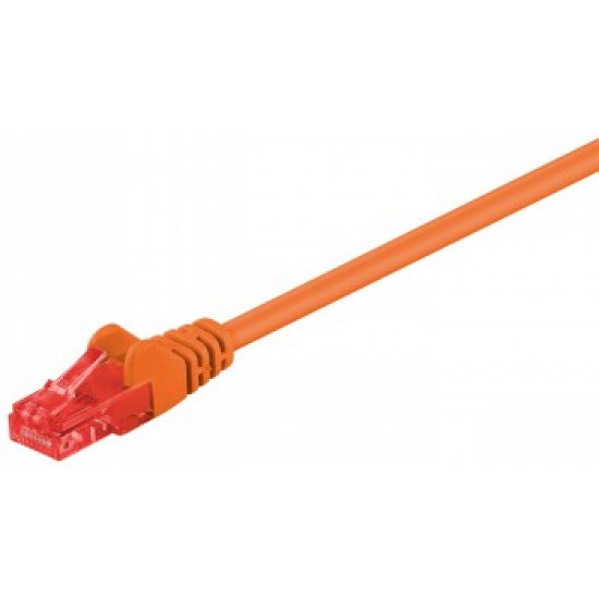 GB CAT 6 PATCH CABLE, U/UTP ORANGE 20M