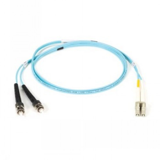 BLACKBOX OM3 PATCH CABLE 50µM (LZ0H) - AQUA, LC-SC DUPLEX, 1M