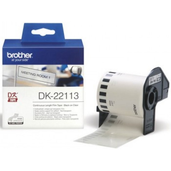 BROTHER DK22113 CLEAR FILM TAPE ROLL 62M