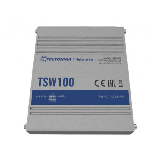 TELTONIKA TSW100 Industrial Unmanaged PoE/Switch