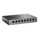 TP-LINK 8-Port Gigabit Easy Smart Switch 8 10/100/1000Mbps RJ45 ports MTU/Port/Tag-based VLAN QoS IGMP Snooping