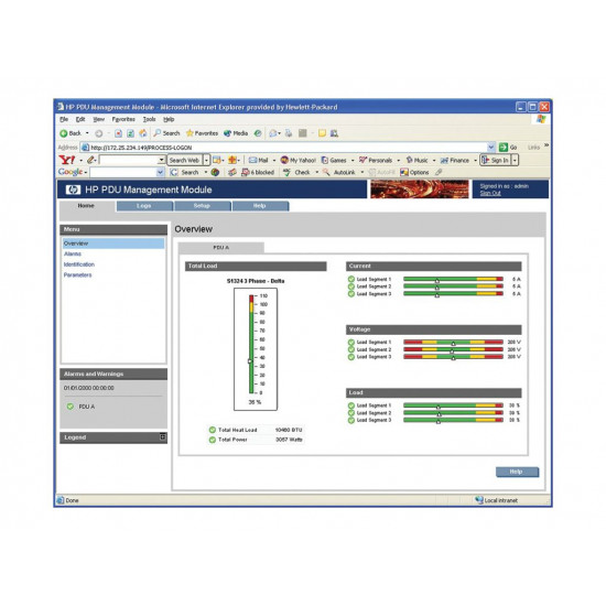 HPE PDU Management Modul for Monitored PDU