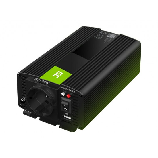 GREENCELL Car Power Inverter 12V to 230V 1000W/2000W Pure Sine