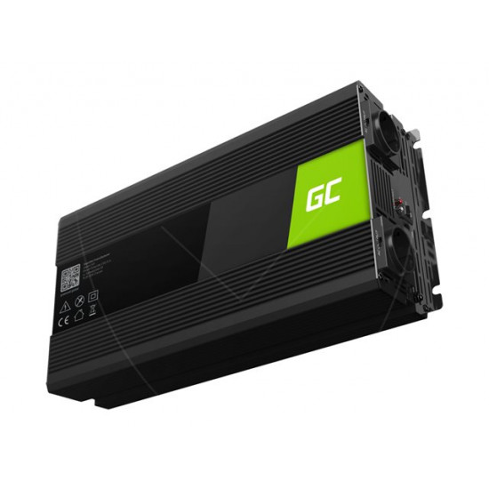 GREENCELL Car Power Inverter 24V to 230V Pure Sine 3000W