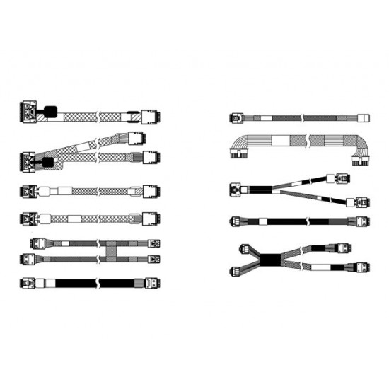 LENOVO ISG ThinkSystem SR630 V3 6xSAS/SATA+4xAnyBay Backplane SAS/SATA Cable Kit