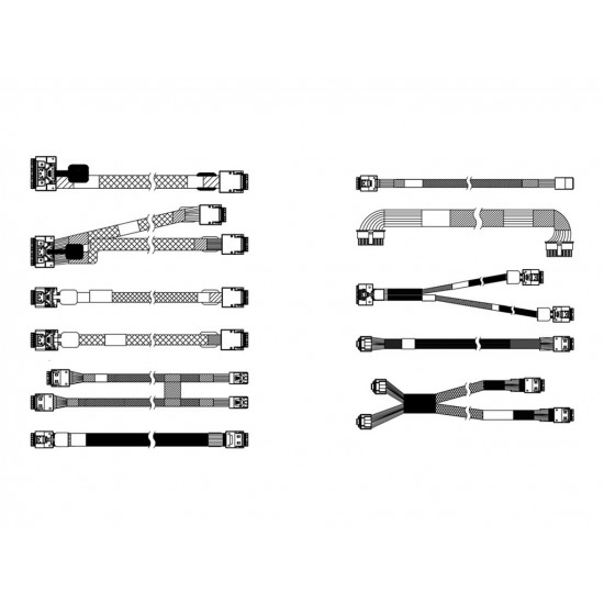 LENOVO ISG ThinkSystem SR630 V3 6xSAS/SATA+4xAnyBay Backplane SAS/SATA Cable Kit