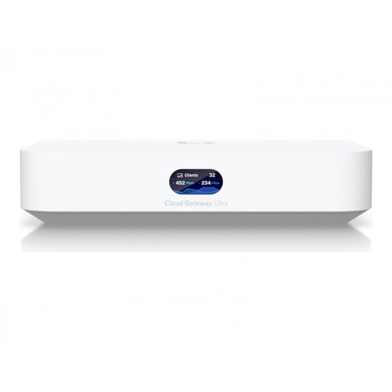 UBIQUITI UniFi Cloud Gateway Ultra / 1x 1/2.5 GbE RJ45-Port WAN / 4x GbE RJ45-Ports LAN / 1 Gbps routing IDS/IPS